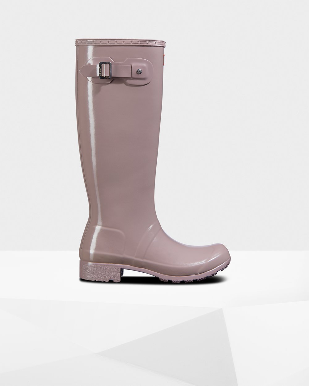 Hunter Mujer Original Tour Foldable Gloss - Botas de Lluvia Moradas - 983-DSLJRU